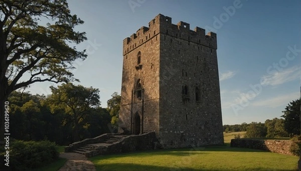 Fototapeta The archer tower captures the essence of the region's history