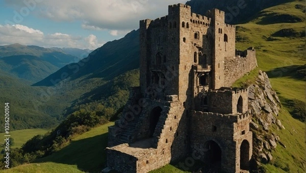 Fototapeta The archer tower captures the imagination of all who visit igniting dreams of adventure