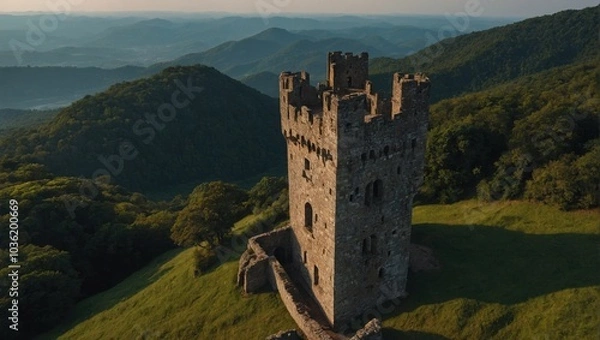 Fototapeta The archer tower captures the imagination of young and old, inspiring dreams of adventure