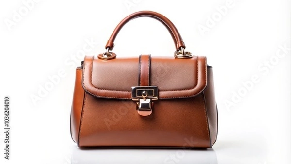 Fototapeta Stylish handbag featuring a beautiful quilted pattern, perfect for adding a touch of sophistication to any outfit