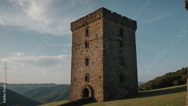 Obraz The archer tower features paths that lead to breathtaking viewpoints