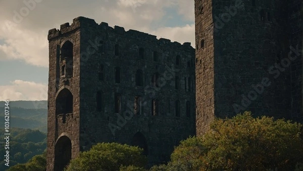 Fototapeta The archer tower has become a symbol of resilience and strength