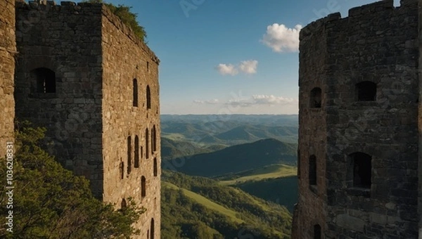 Fototapeta The archer tower has witnessed countless memories being made