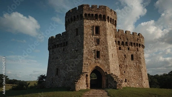 Obraz The archer tower inspires adventurers to embark on quests and discover history