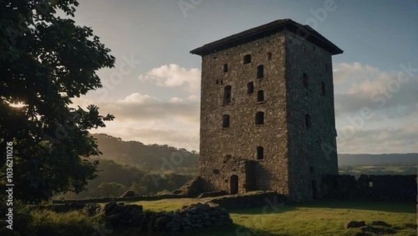 Obraz The archer tower inspires many with its rich history