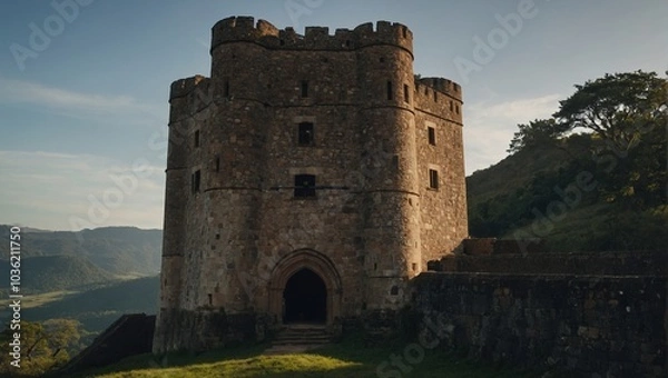 Fototapeta The archer tower invites curious minds to explore its historical significance deeply