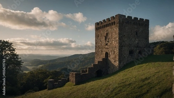 Obraz The archer tower invites curious minds to explore its historical significance