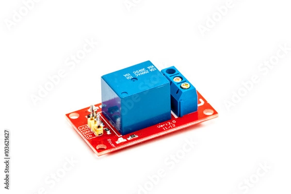 Obraz relay isolated on white