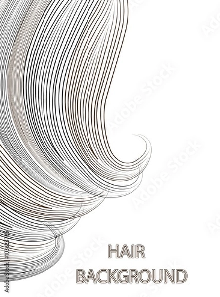 Obraz hair background