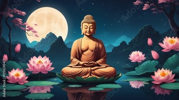 Obraz state of buddha