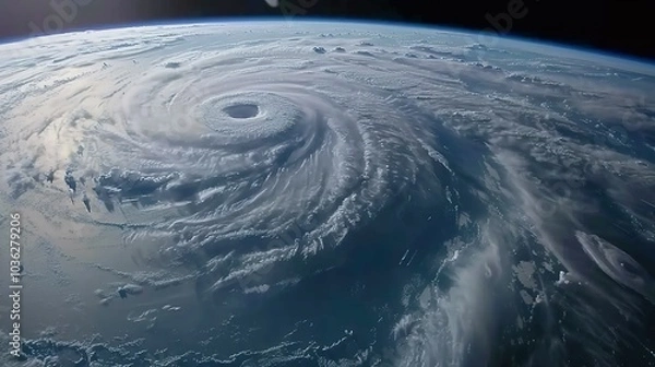 Obraz Storm Seen From Orbit: Capturing Hurricanes from Outer Space