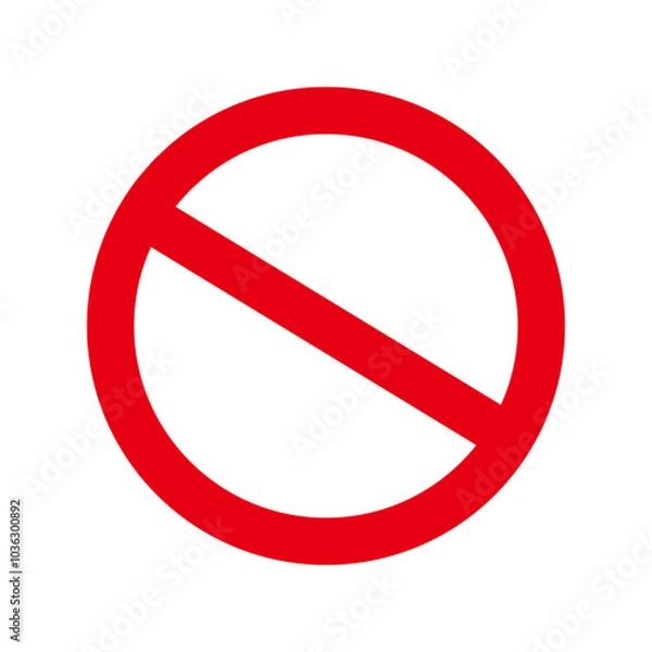 Fototapeta 禁止マーク