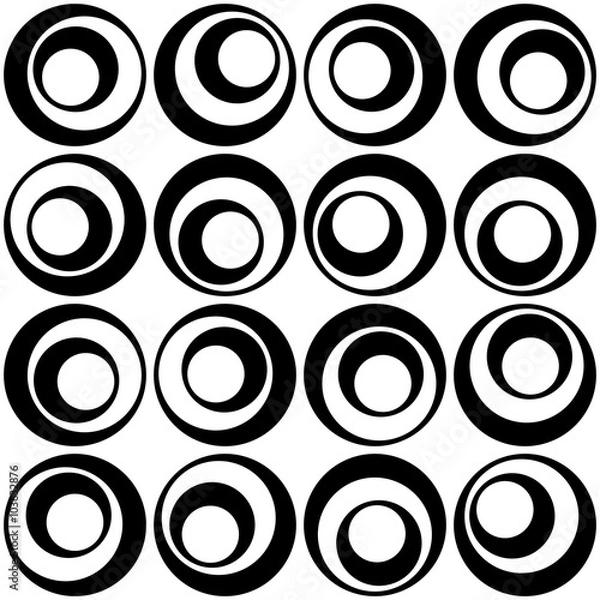 Fototapeta Seamless Bubble Pattern