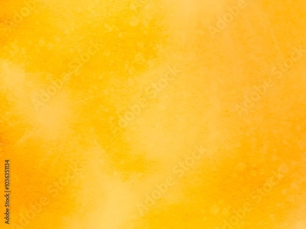 Obraz 水彩で描いた明るいオレンジ色のテクスチャ背景イラスト