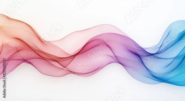 Fototapeta Vibrant abstract wave pattern