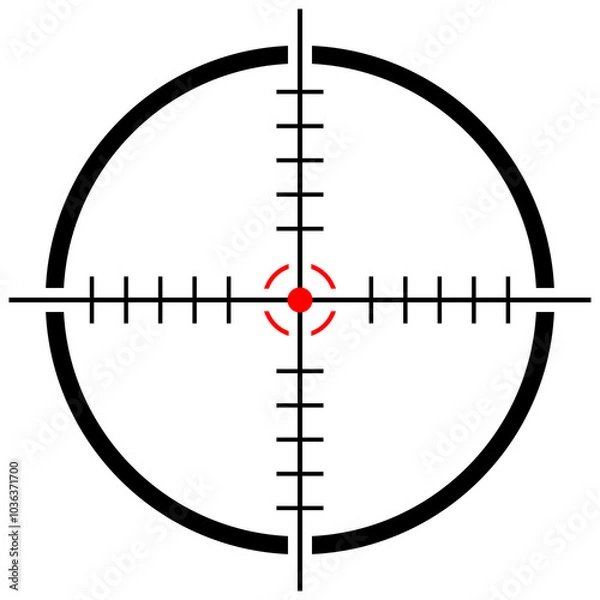 Obraz shooting point target vector png
