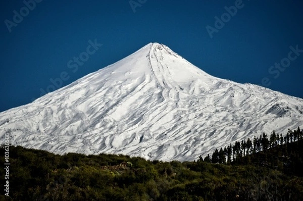 Obraz El Teide (Volacno, Tenerife) under snow