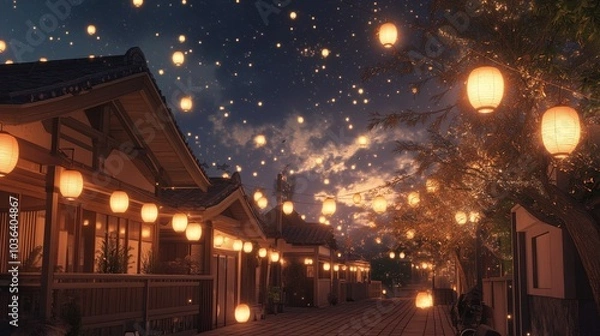 Fototapeta anime background of landscape for wallpaper