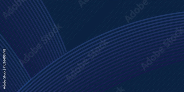 Fototapeta Abstract background dark blue with modern corporate concept. Vector illustration for modern keynote presentation background, brochure design, website slider, landing page, annual report