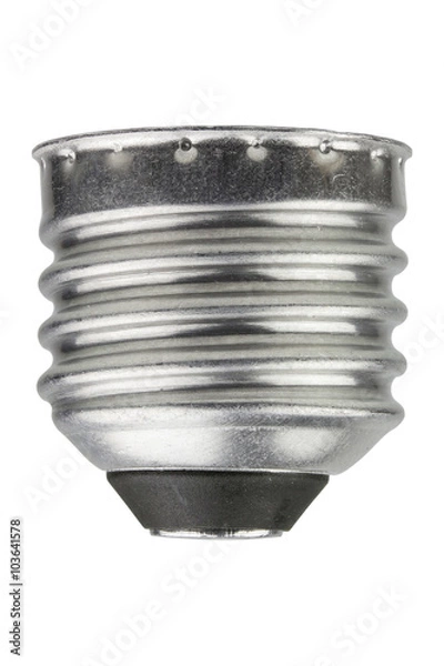 Obraz light bulb screw with background clipping path