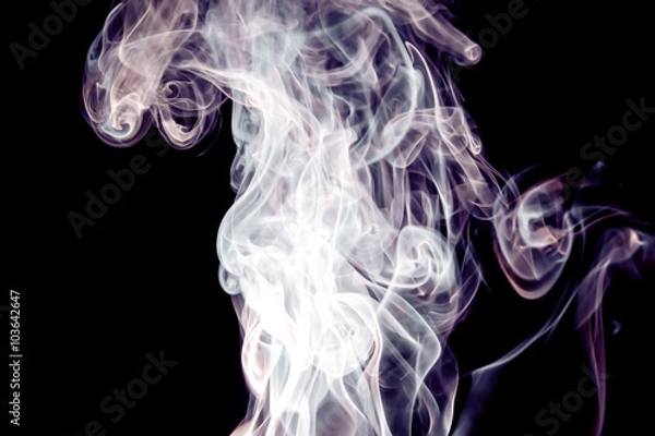 Fototapeta abstract background smoke curves and wave