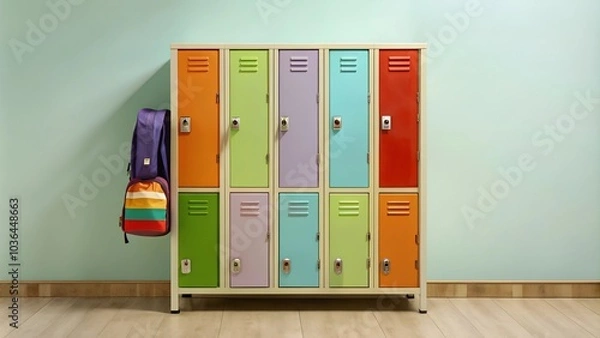 Obraz school locker or gym locker using the locker 