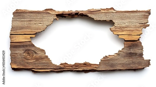 Obraz Wooden Plank with Hole