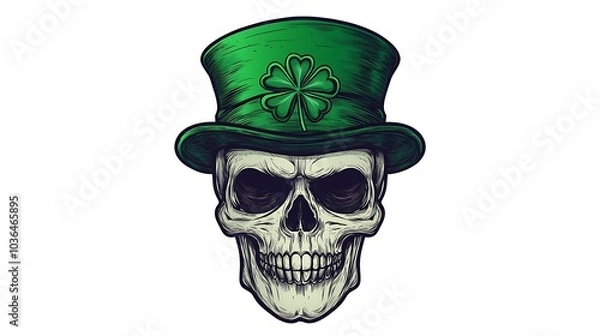 Obraz Leprechaun Skull