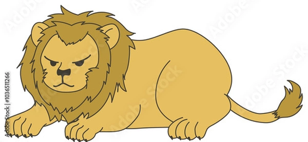 Obraz ライオン01