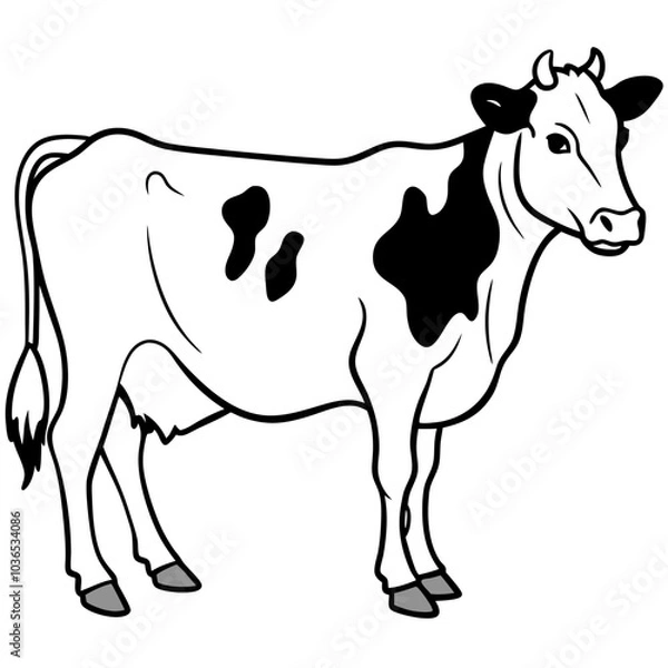 Obraz Dairy cow