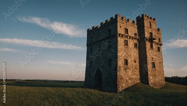 Obraz The archer tower is a cultural landmark for all to see