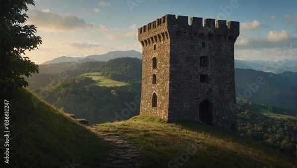 Obraz The archer tower is a hub of cultural and historical significance