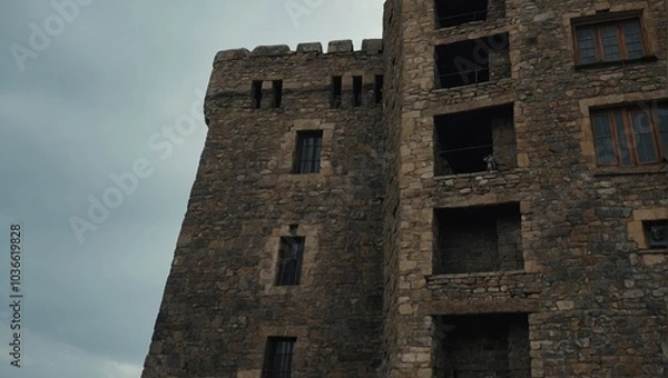 Fototapeta The archer tower is a testament to creativity