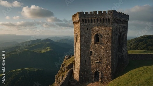 Fototapeta The archer tower is steeped in rich folklore and legends