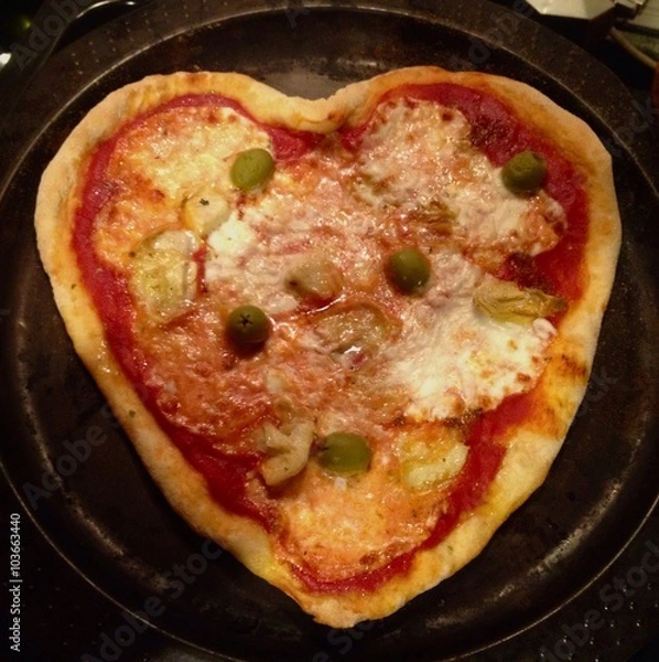 Fototapeta cuore da mangiare