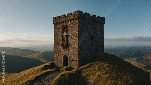 Obraz The archer tower offers opportunities for scenic photography adventures