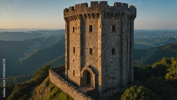 Obraz The archer tower offers stunning views of the surrounding landscape