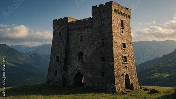 Obraz The archer tower remains a cherished icon in the heart of the town