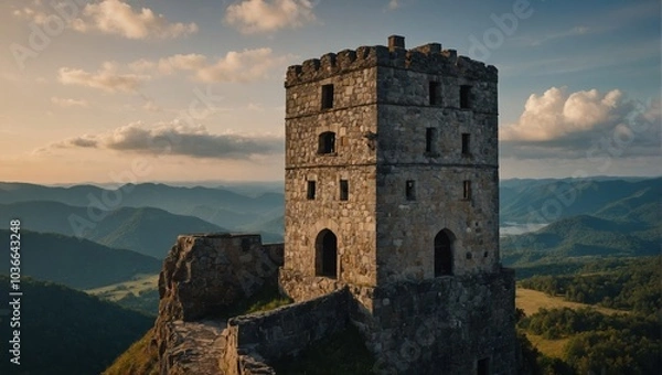 Obraz The archer tower remains a cherished part of the village’s history