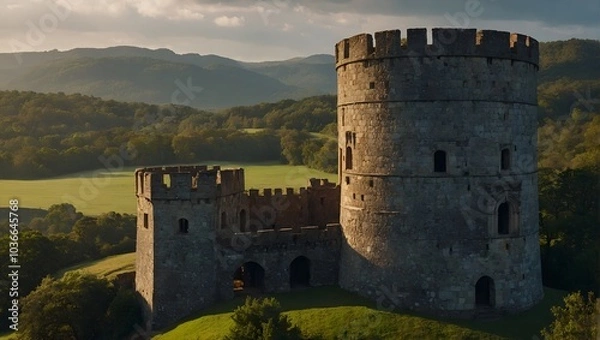 Obraz The archer tower remains a vital part of the fort