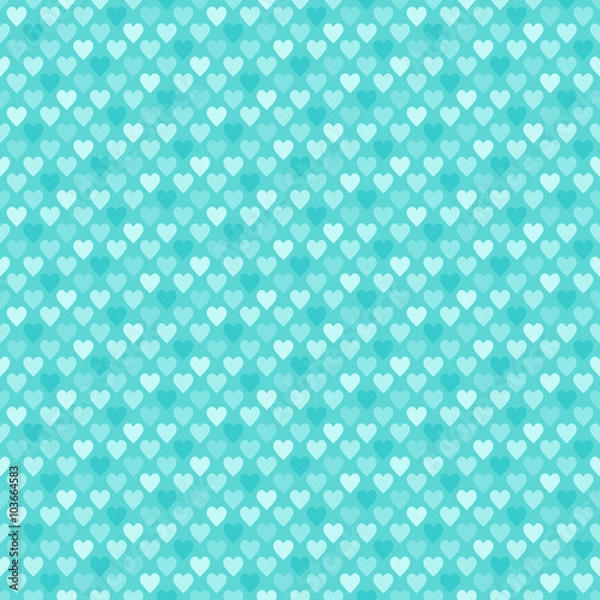 Obraz Seamless pattern background with hearts