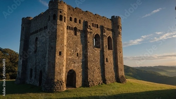 Fototapeta The archer tower remains a vital part of the region’s history