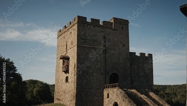 Obraz The archer tower serves as a historical reminder