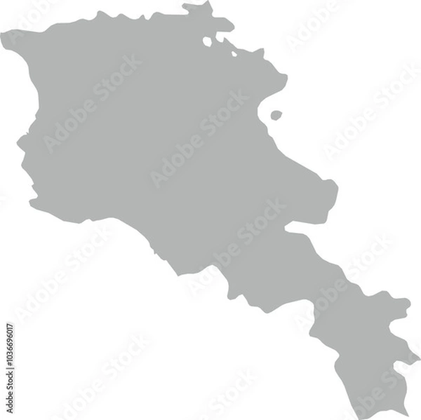 Obraz Grey Armenia map