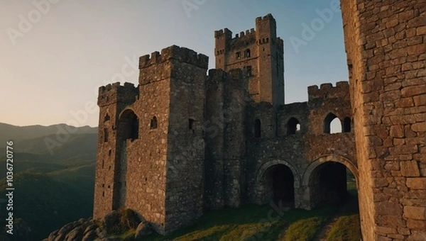 Fototapeta The archer tower symbolizes hope for future generations standing strong through the ages