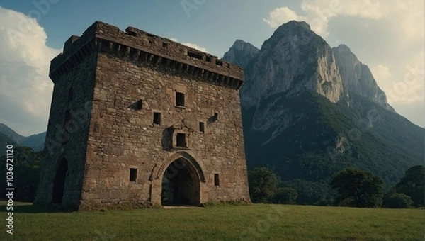 Fototapeta The archer tower symbolizes protection and peace