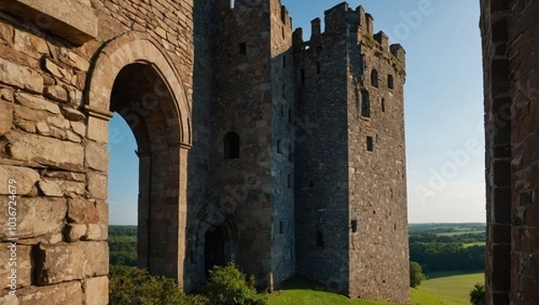 Fototapeta The archer tower tells tales of bravery, sacrifice, and love throughout history