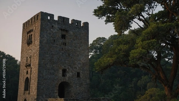 Obraz The archer tower's beauty is often captured in photographs by locals and visitors