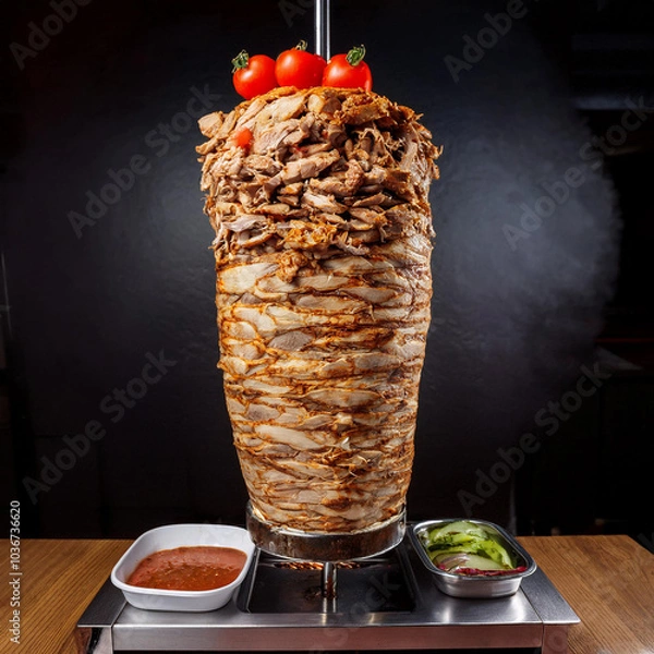 Obraz Savory Shaorma Delicious Middle Eastern Delight