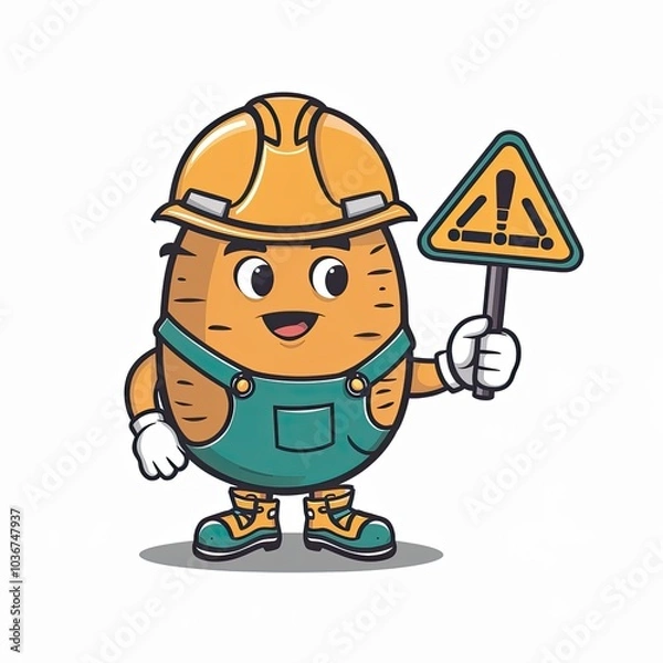 Fototapeta man with helmet